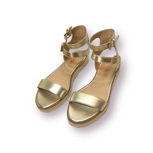 Women Gold Sandals Size 7